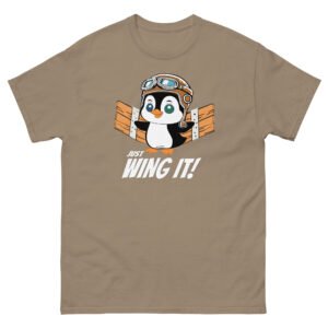 Just Wing It, Penguin t-shirt