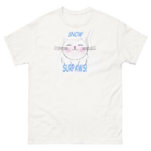 Cute chubby cat in snow Tee